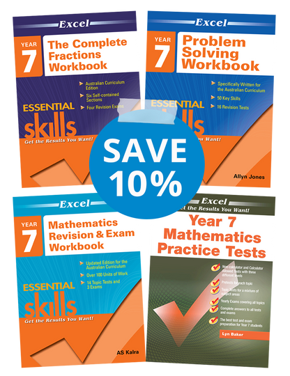 Excel Maths Book Pack Year 7