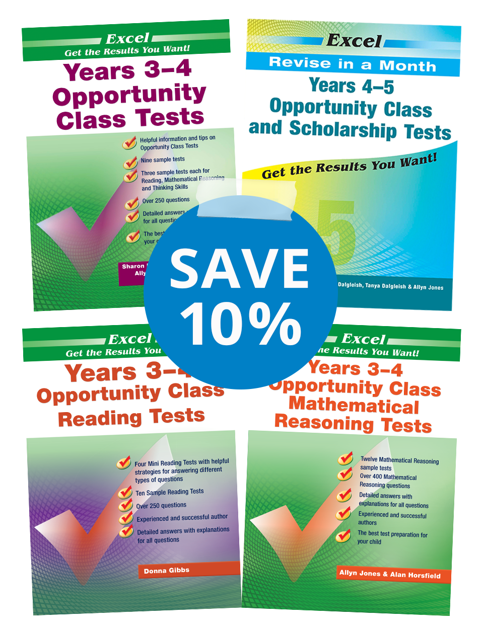 Excel Opportunity Class Test Book Pack Years 3-5