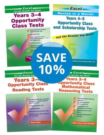 Excel Opportunity Class Test Book Pack Years 3-5