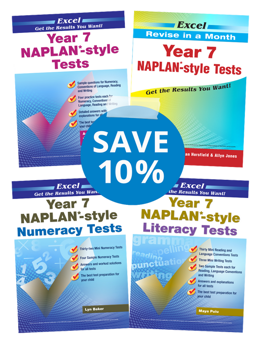 Excel NAPLAN* Book Pack Year 7