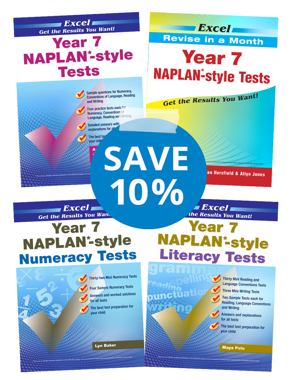 NAPLAN Year 7 – Excel