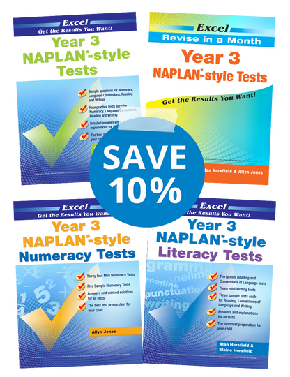 Excel NAPLAN* Book Pack Year 3