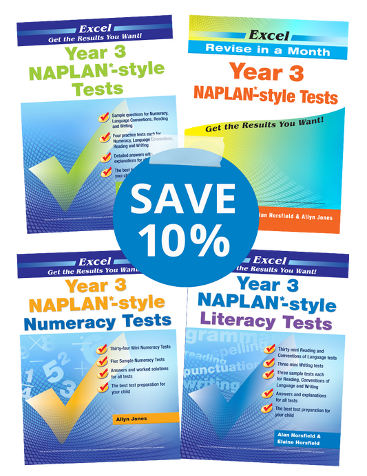 Excel NAPLAN* Book Pack Year 3