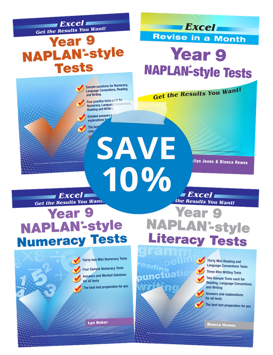 Excel NAPLAN* Book Pack Year 9