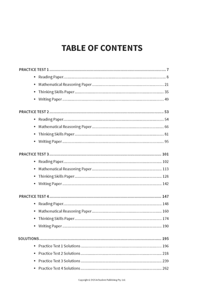 ATAR Notes NSW Selective Schools Practice Tests: Year 7 Entry (2026-2028)