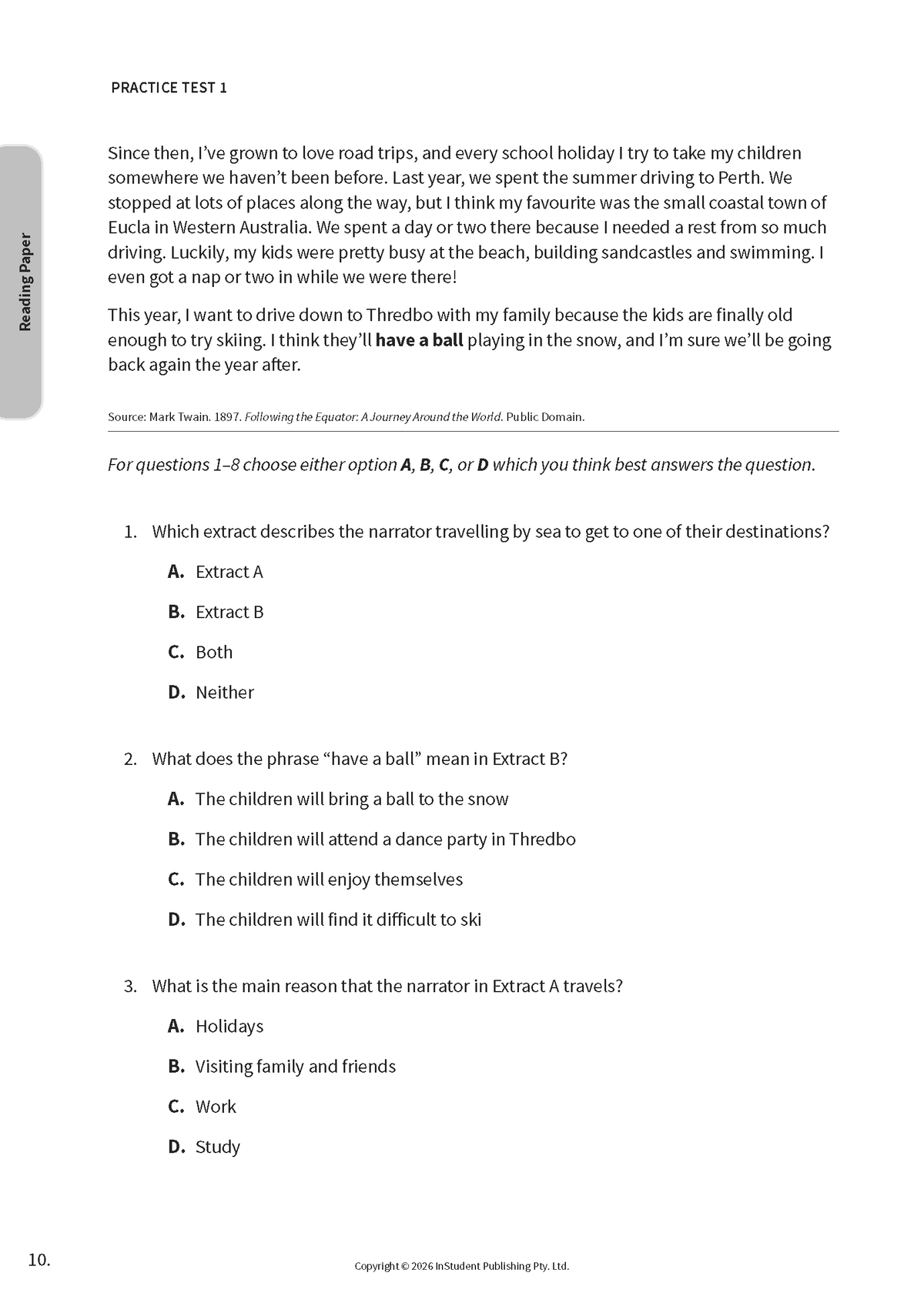 ATAR Notes NSW Selective Schools Practice Tests: Year 7 Entry (2026-2028)