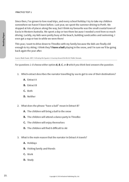 ATAR Notes NSW Selective Schools Practice Tests: Year 7 Entry (2026-2028)