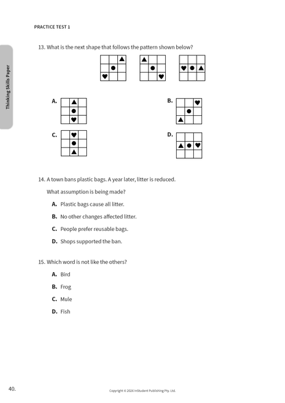 ATAR Notes NSW Selective Schools Practice Tests: Year 7 Entry (2026-2028)