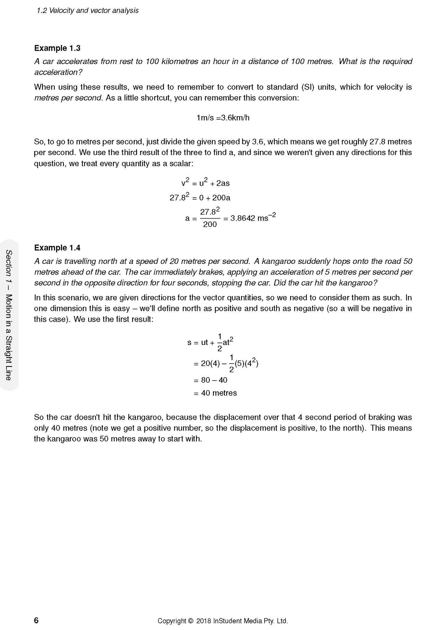 HSC Year 11 Physics Complete Course Notes by ATAR Notes, displaying a white page with physics examples and calculations.