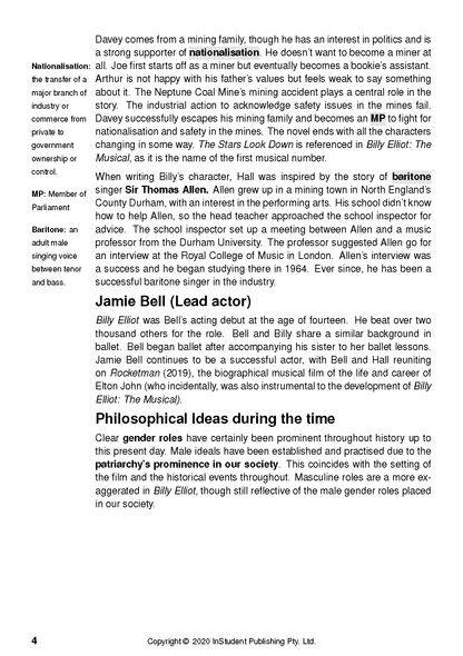 White printed text guide by InStudent Publishing Pty. Ltd. with black text, headings, and definitions on page 4.