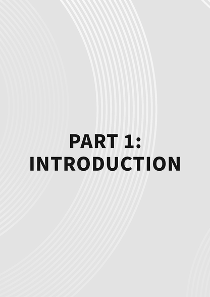 White and grey Course Notes Guide page by ATAR Notes with 'PART 1: INTRODUCTION' text and faint curved lines.