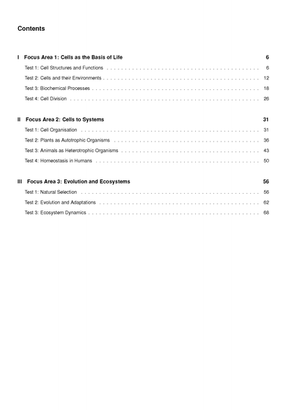 ATAR Notes HSC Year 11 Biology Topic Tests (2027-2029)