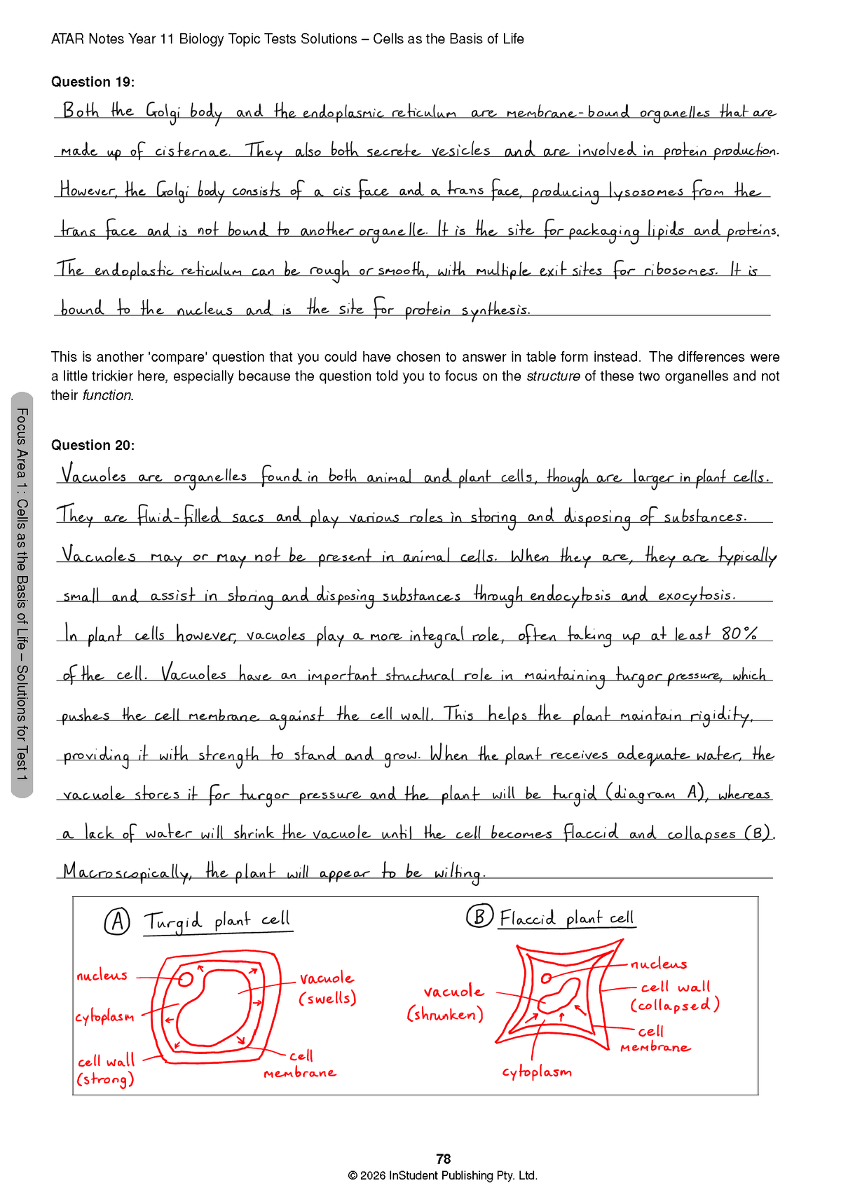 ATAR Notes HSC Year 11 Biology Topic Tests (2027-2029)
