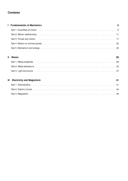 ATAR Notes HSC Year 11 Physics Topic Tests (2027-2029)
