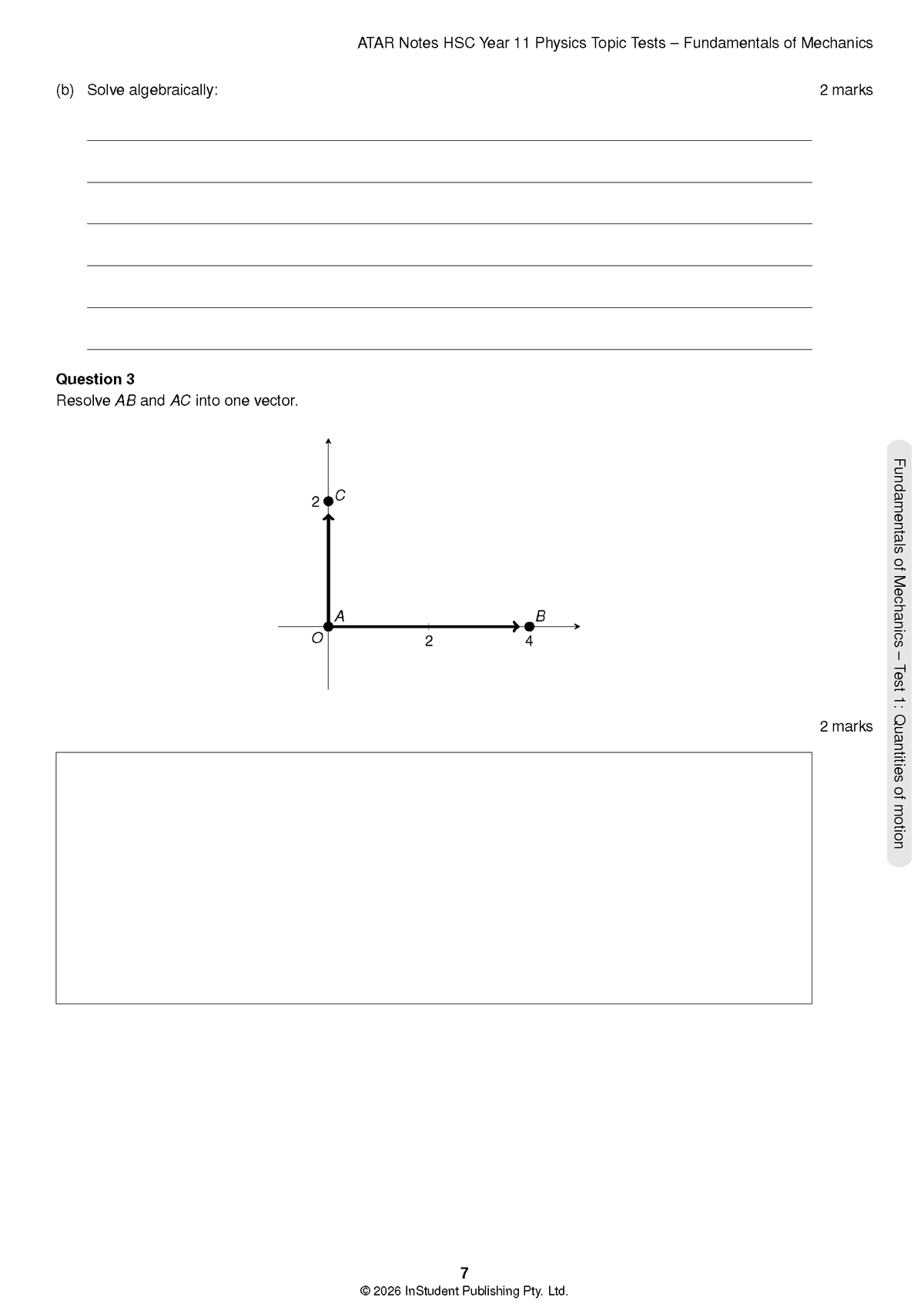 ATAR Notes HSC Year 11 Physics Topic Tests (2027-2029)