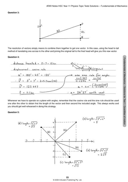 ATAR Notes HSC Year 11 Physics Topic Tests (2027-2029)