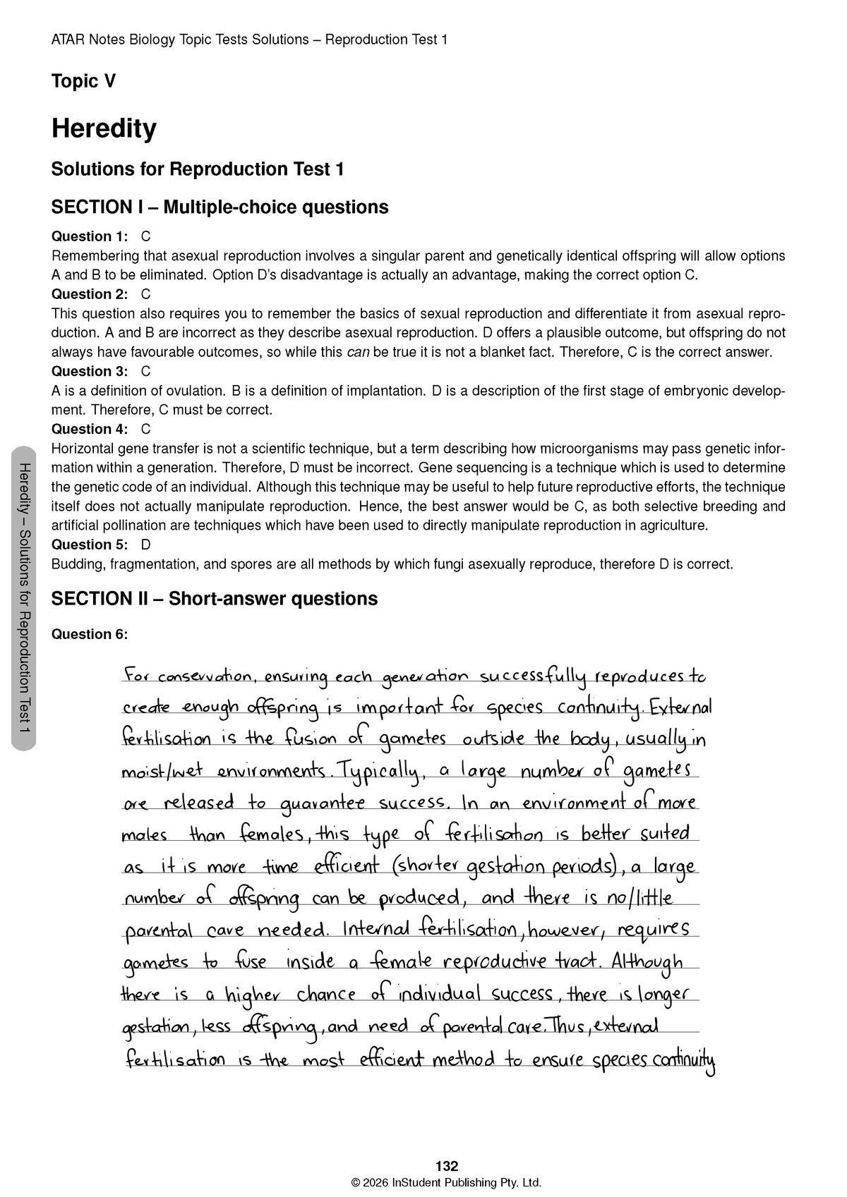 ATAR Notes HSC Year 12 Biology Topic Tests (2026-2027)