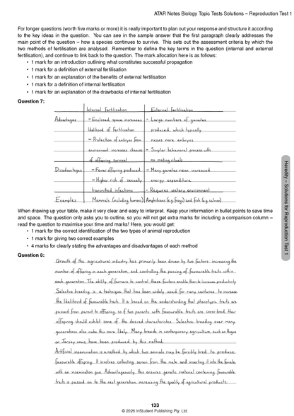 ATAR Notes HSC Year 12 Biology Topic Tests (2026-2027)