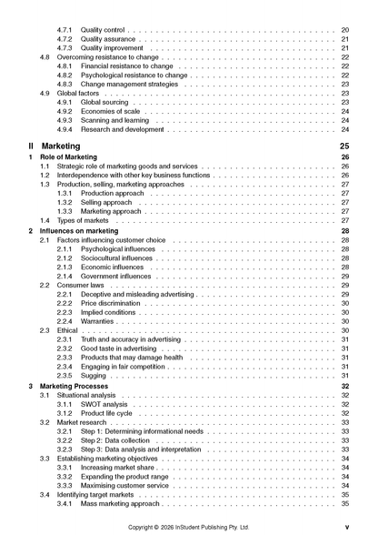 ATAR Notes HSC Year 12 Business Studies Complete Course Notes (2027-2028)