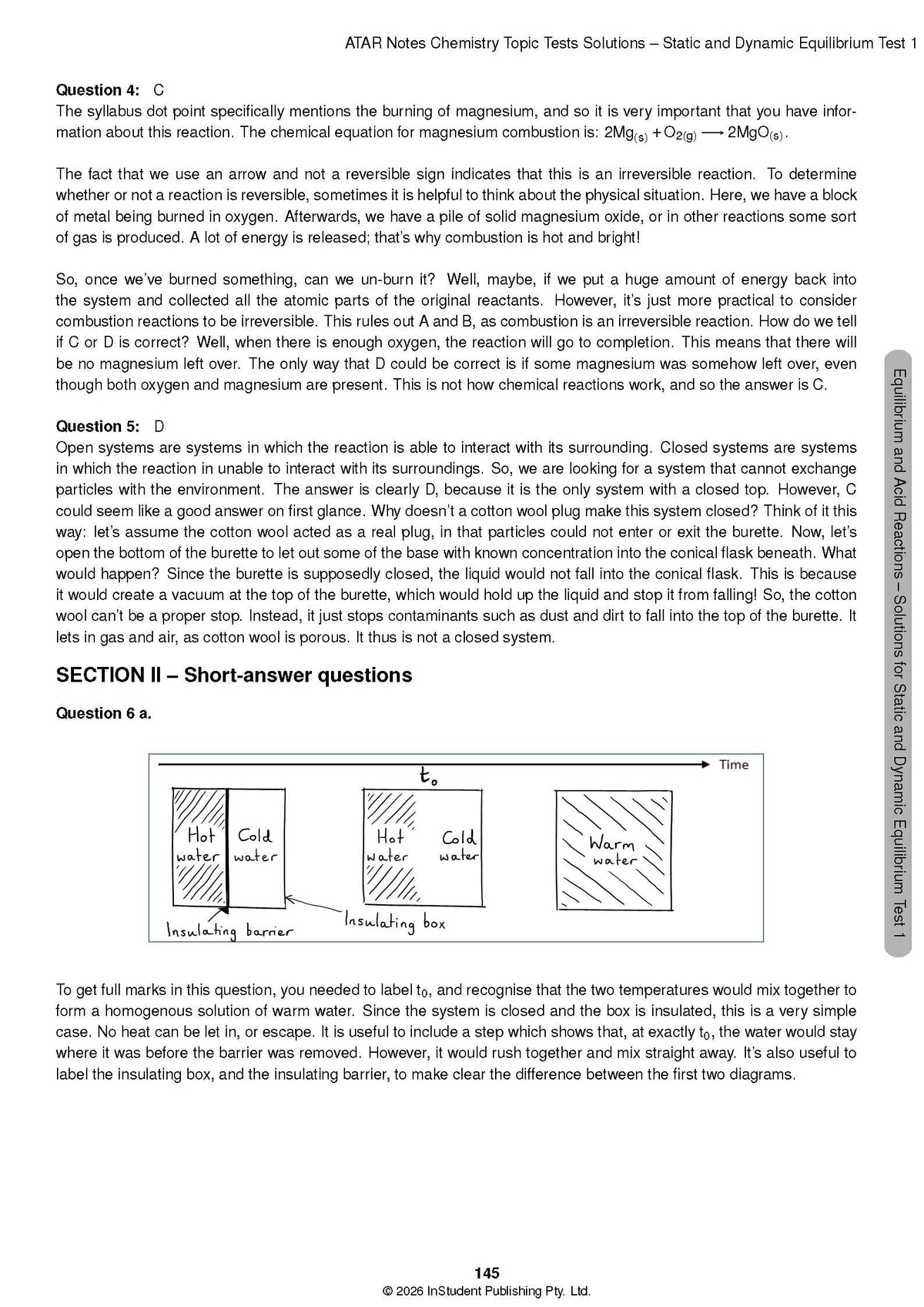 ATAR Notes HSC Year 12 Chemistry Topic Tests (2026-2028)