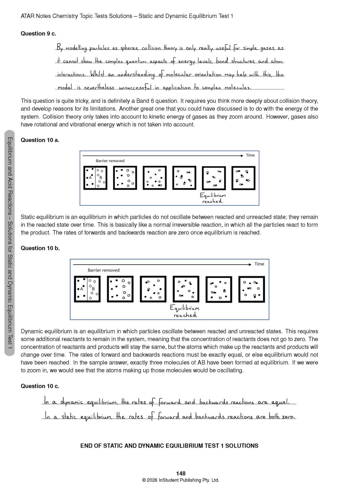 ATAR Notes HSC Year 12 Chemistry Topic Tests (2026-2028)