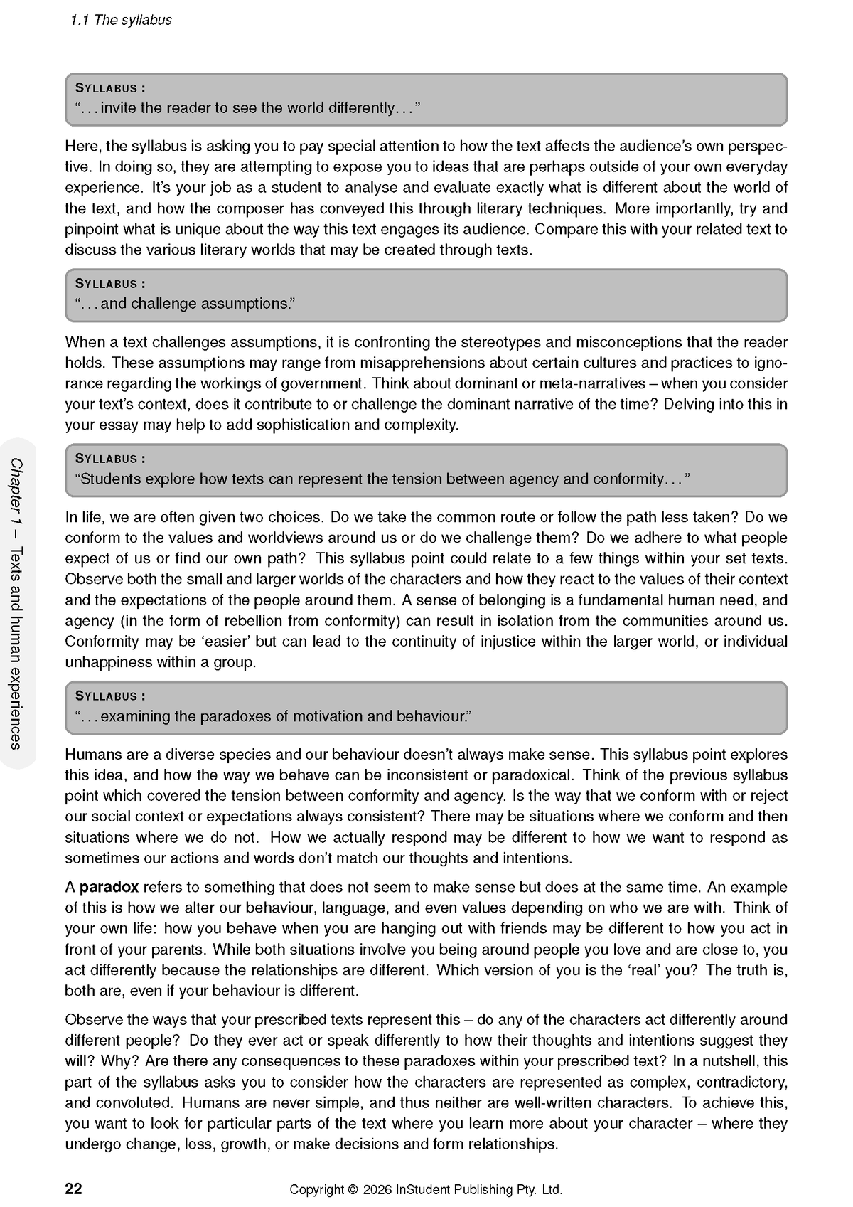 ATAR Notes HSC Year 12 English Advanced Complete Course Notes (2026-2029)