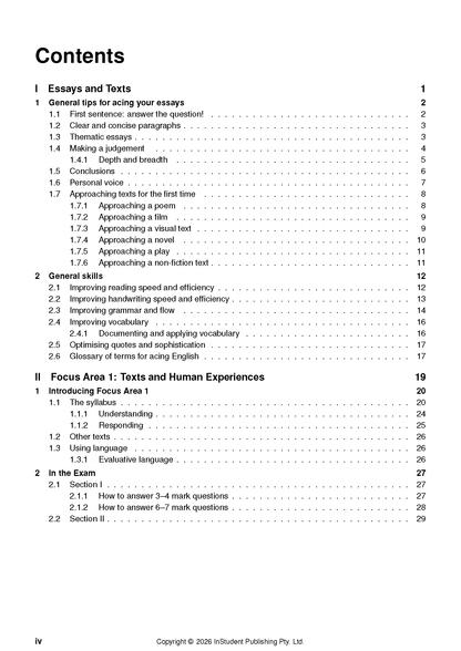 ATAR Notes HSC Year 12 English Standard Complete Course Notes (2026-2029)