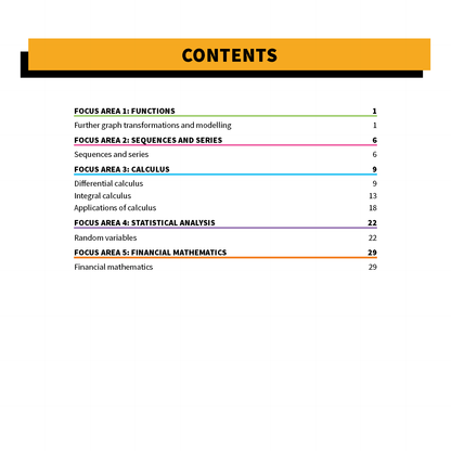 ATAR Notes HSC Year 12 Mathematics Advanced Summary Sheets (2026-2029)
