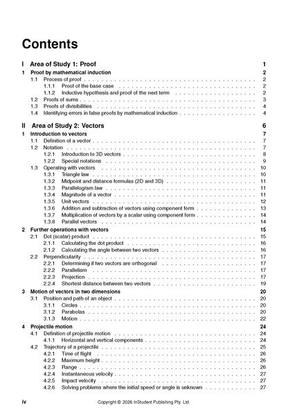 ATAR Notes HSC Year 12 Mathematics Extension 1 Complete Course Notes (2026-2028)