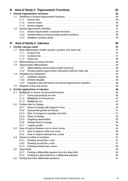 ATAR Notes HSC Year 12 Mathematics Extension 1 Complete Course Notes (2026-2028)