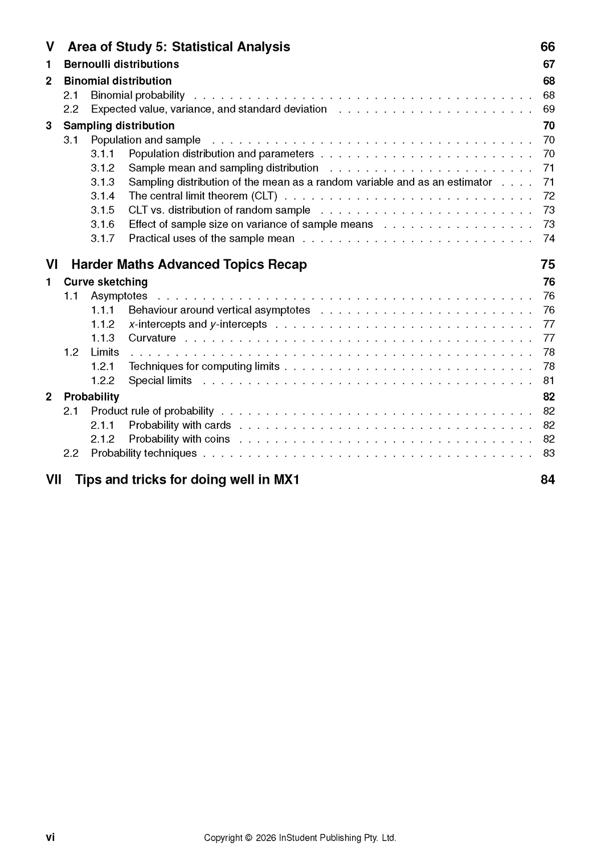 ATAR Notes HSC Year 12 Mathematics Extension 1 Complete Course Notes (2026-2028)