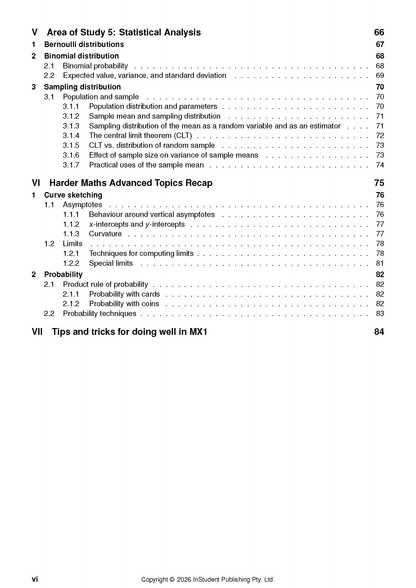 ATAR Notes HSC Year 12 Mathematics Extension 1 Complete Course Notes (2026-2028)