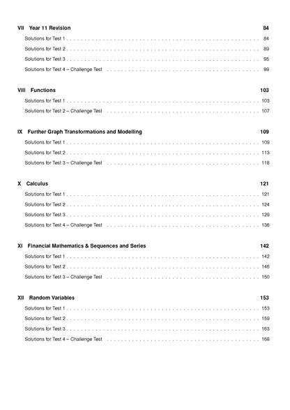ATAR Notes HSC Year 12 Mathematics Advanced Topic Tests (2026-2029)