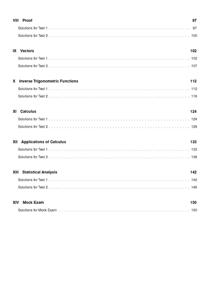 ATAR Notes HSC Year 12 Mathematics Extension 1 Topic Tests (2026-2029)