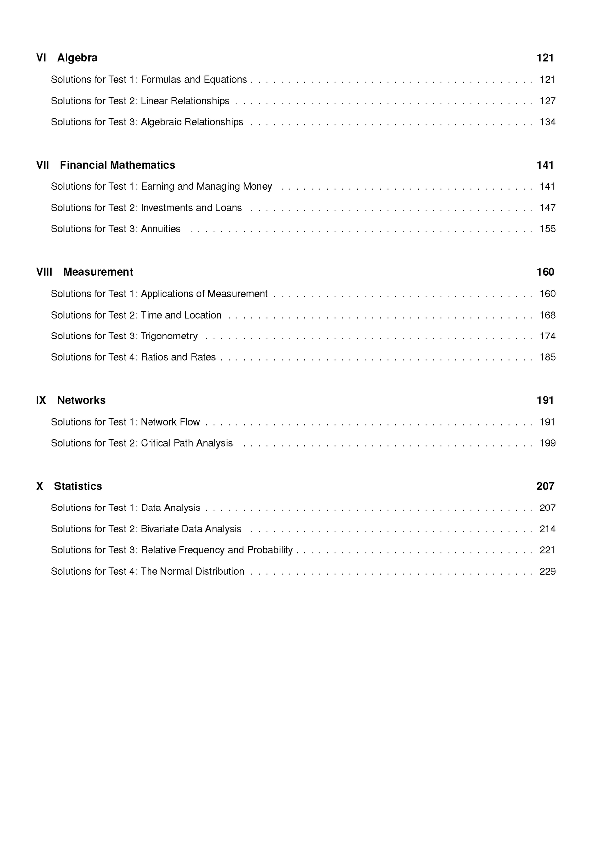 ATAR Notes HSC Year 12 Mathematics Standard 2 Topic Tests (2026-2029)