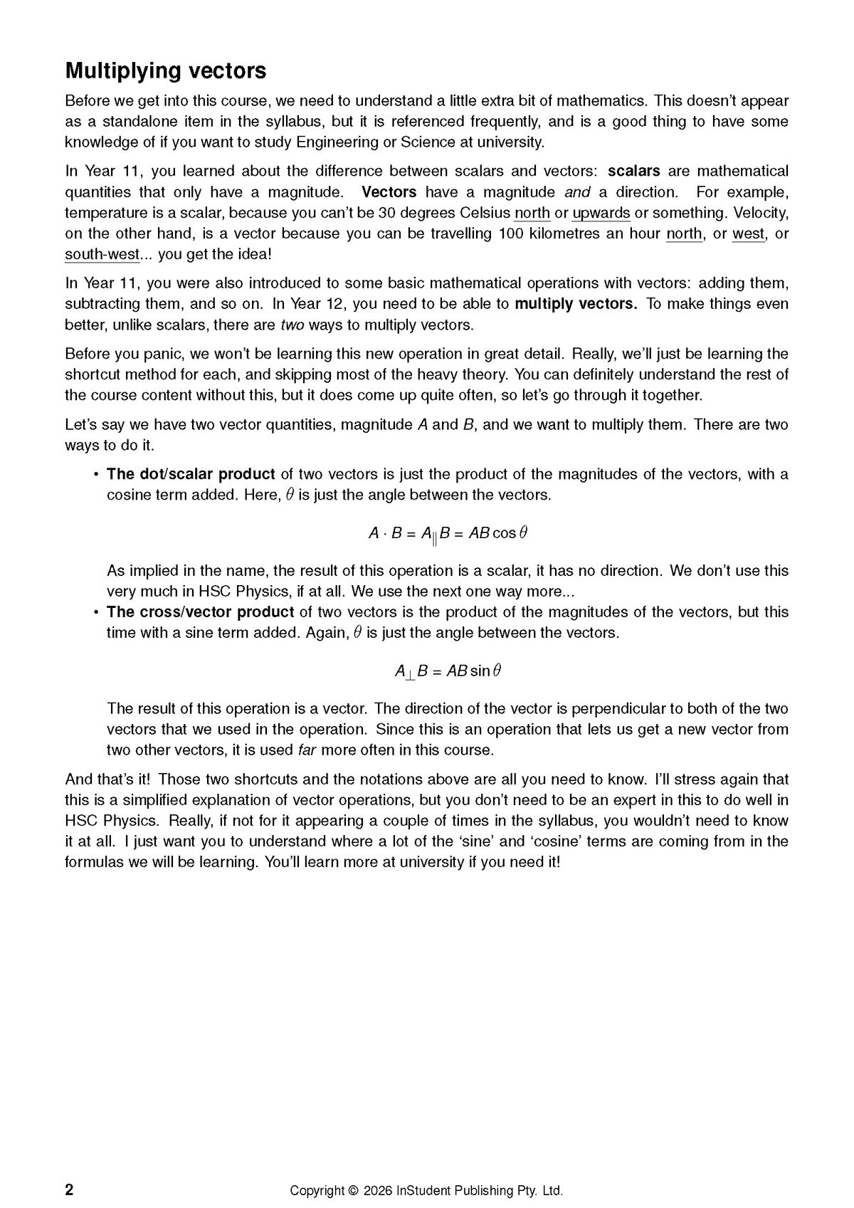 ATAR Notes HSC Year 12 Physics Complete Course Notes (2026-2027)