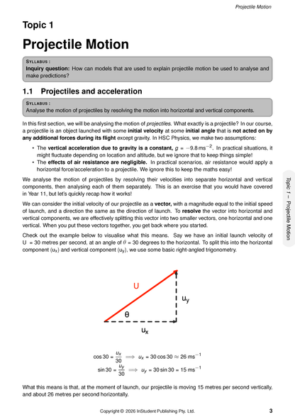 ATAR Notes HSC Year 12 Physics Complete Course Notes (2026-2027)
