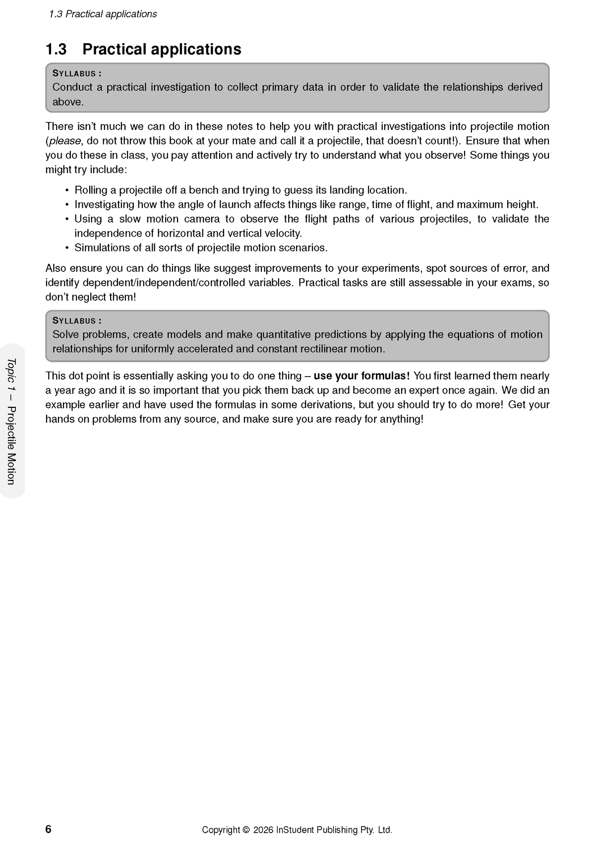 ATAR Notes HSC Year 12 Physics Complete Course Notes (2026-2027)