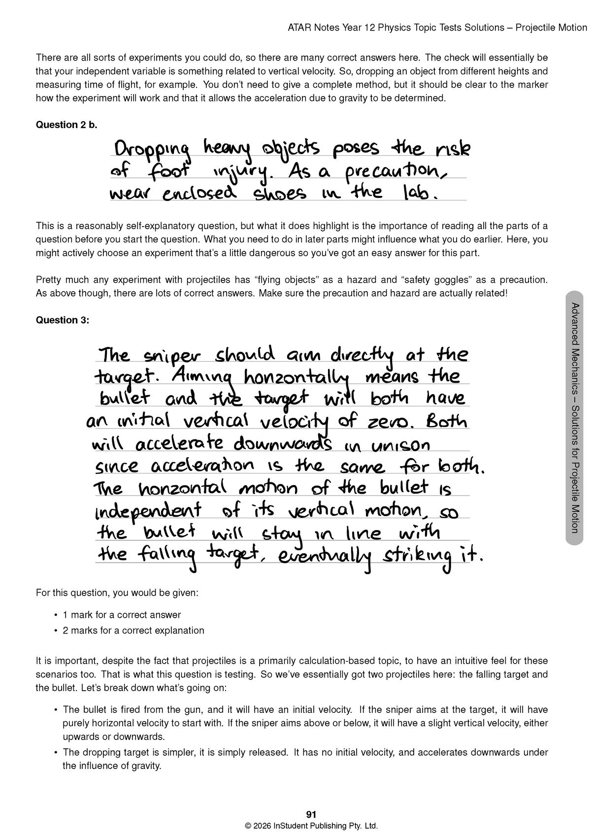 ATAR Notes HSC Year 12 Physics Topic Tests (2026-2027)