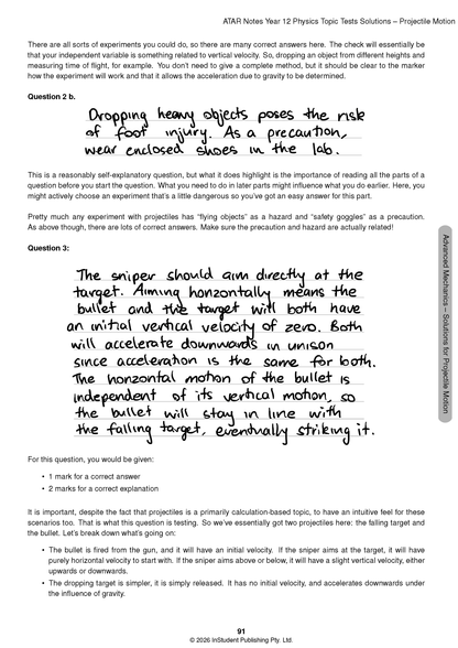 ATAR Notes HSC Year 12 Physics Topic Tests (2026-2027)
