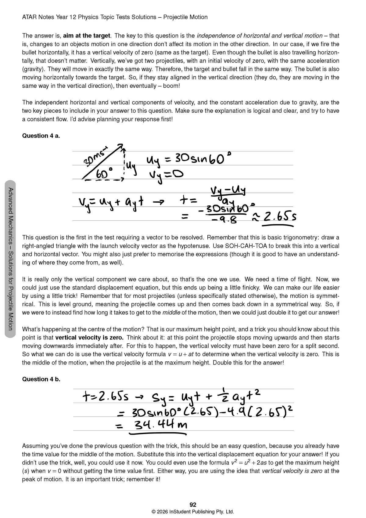 ATAR Notes HSC Year 12 Physics Topic Tests (2026-2027)