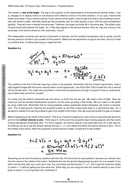 ATAR Notes HSC Year 12 Physics Topic Tests (2026-2027)
