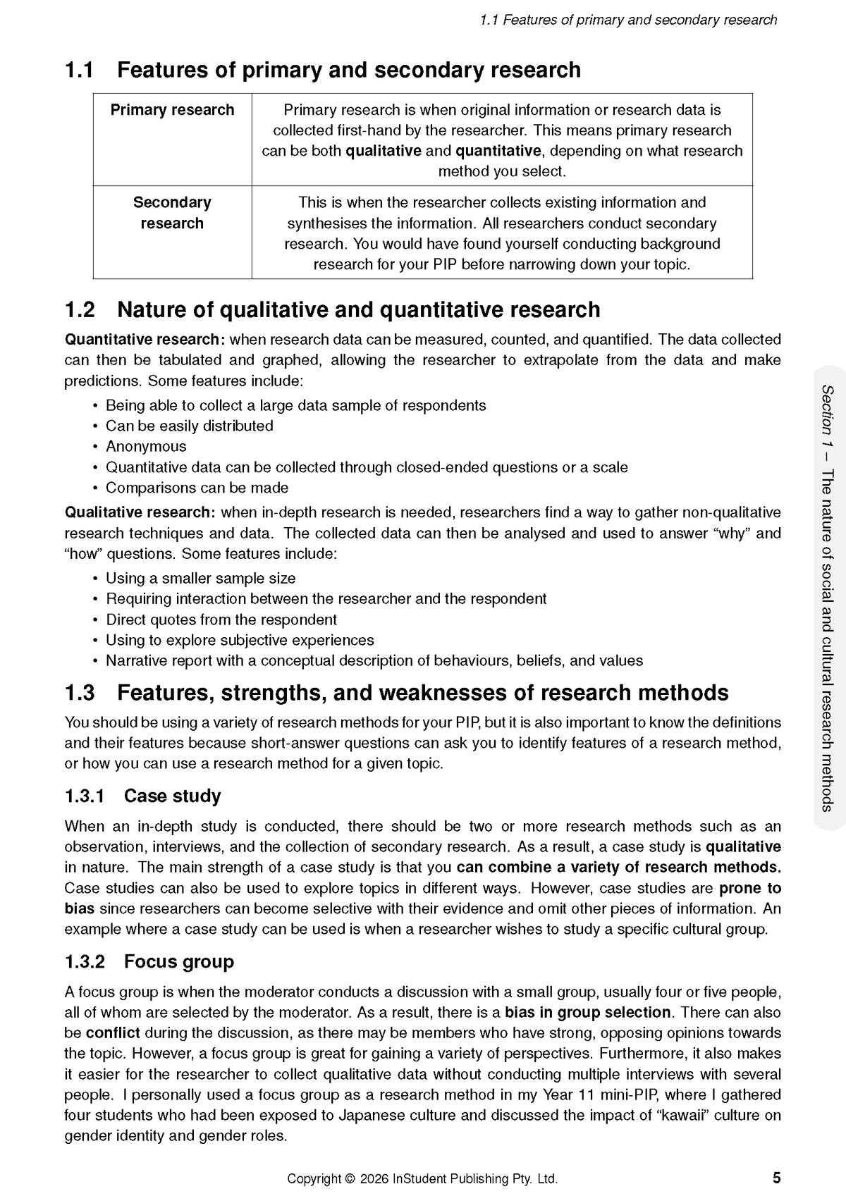 ATAR Notes HSC Year 12 Society and Culture Complete Course Notes (2027-2028)