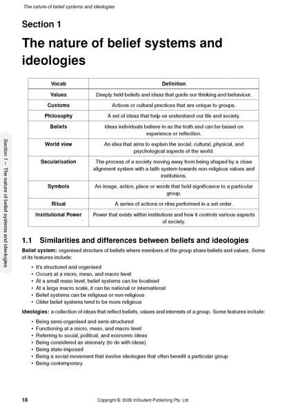 ATAR Notes HSC Year 12 Society and Culture Complete Course Notes (2027-2028)