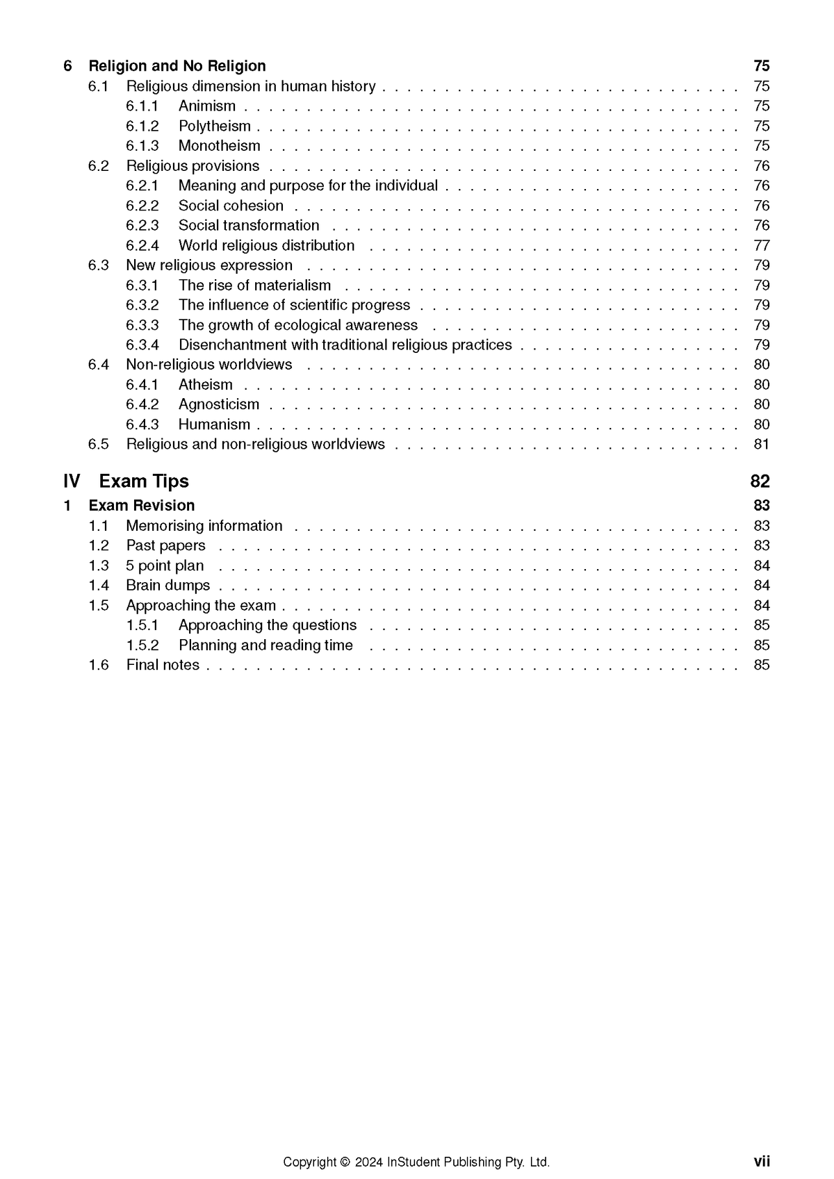 ATAR Notes HSC Year 12 Studies of Religion (SOR 1 and 2) Complete Course Notes (2027-2029)