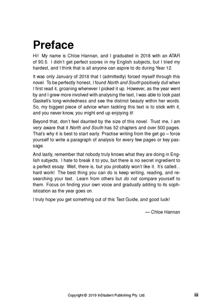 Text Guide page displaying a 'Preface' section with black text on a clean white background.