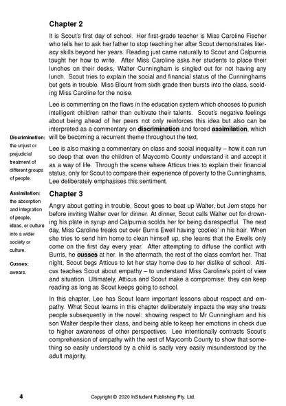 Text guide page displaying Chapters 2 and 3 of content, with key terms and definitions in black text on white.