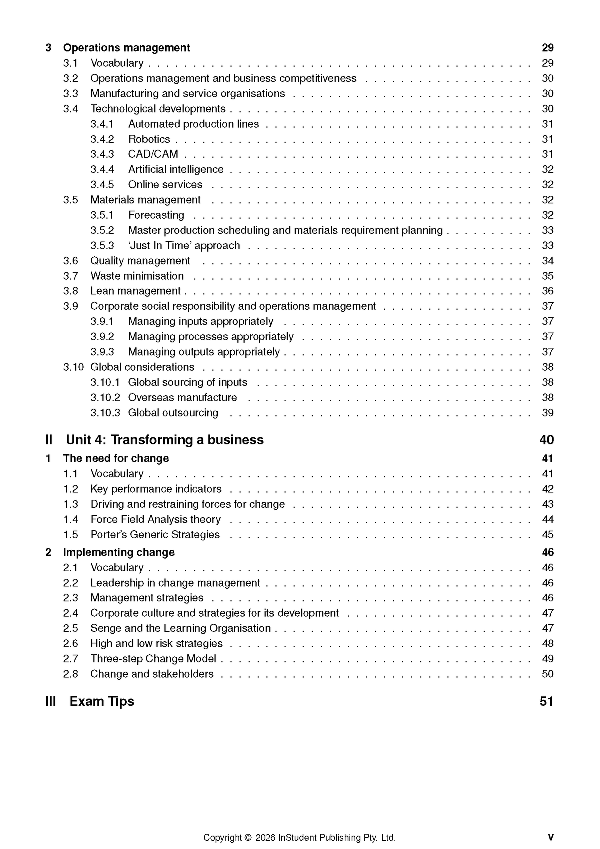 ATAR Notes VCE Business Management 3&4 Complete Course Notes (2027-2029)