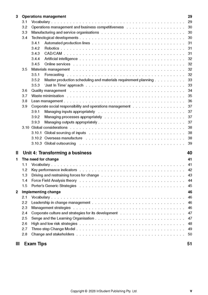 ATAR Notes VCE Business Management 3&4 Complete Course Notes (2027-2029)