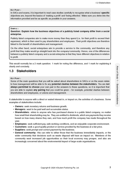 ATAR Notes VCE Business Management 3&4 Complete Course Notes (2027-2029)